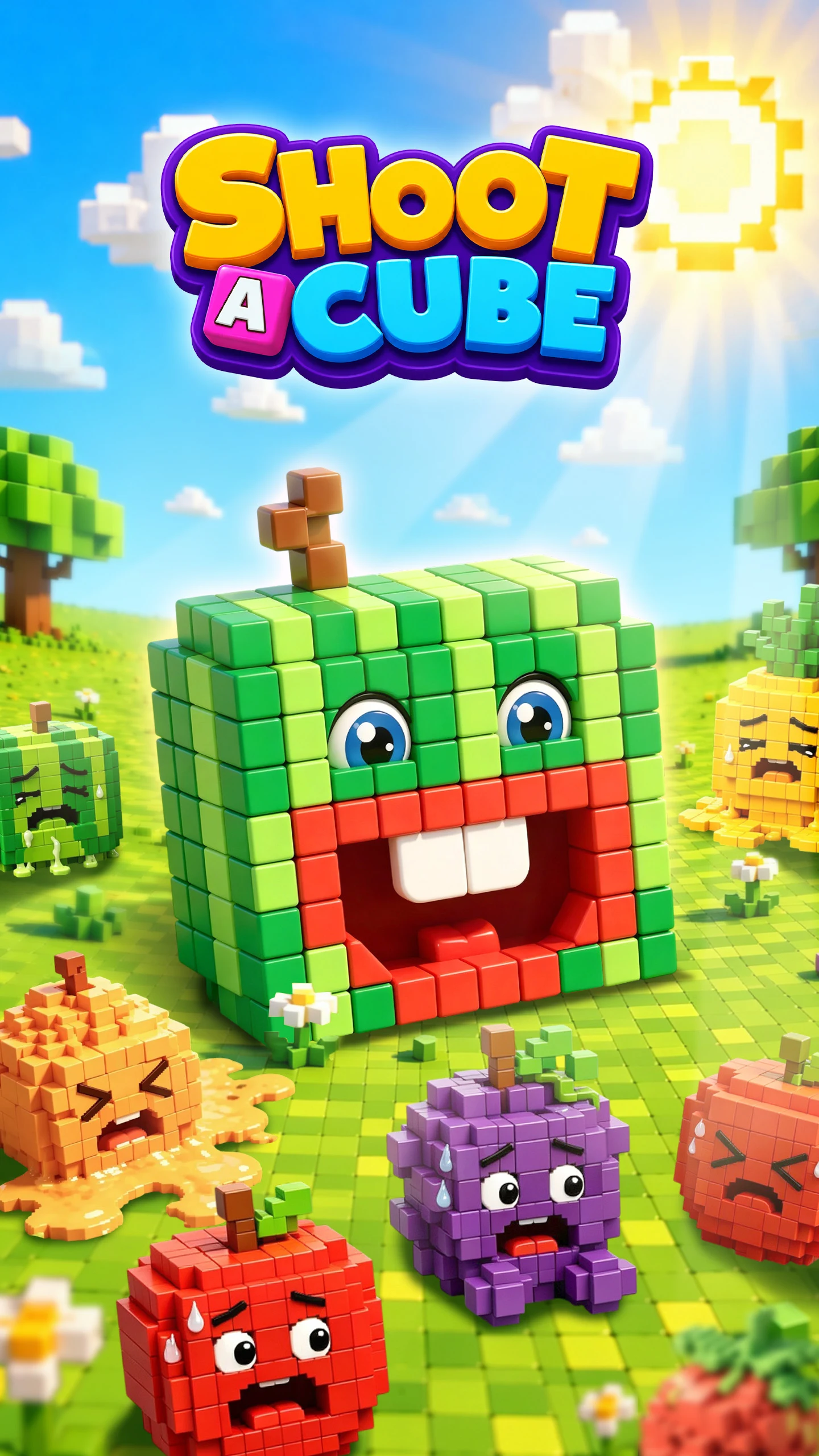 Shoot a Cube Puzzle! screenshot