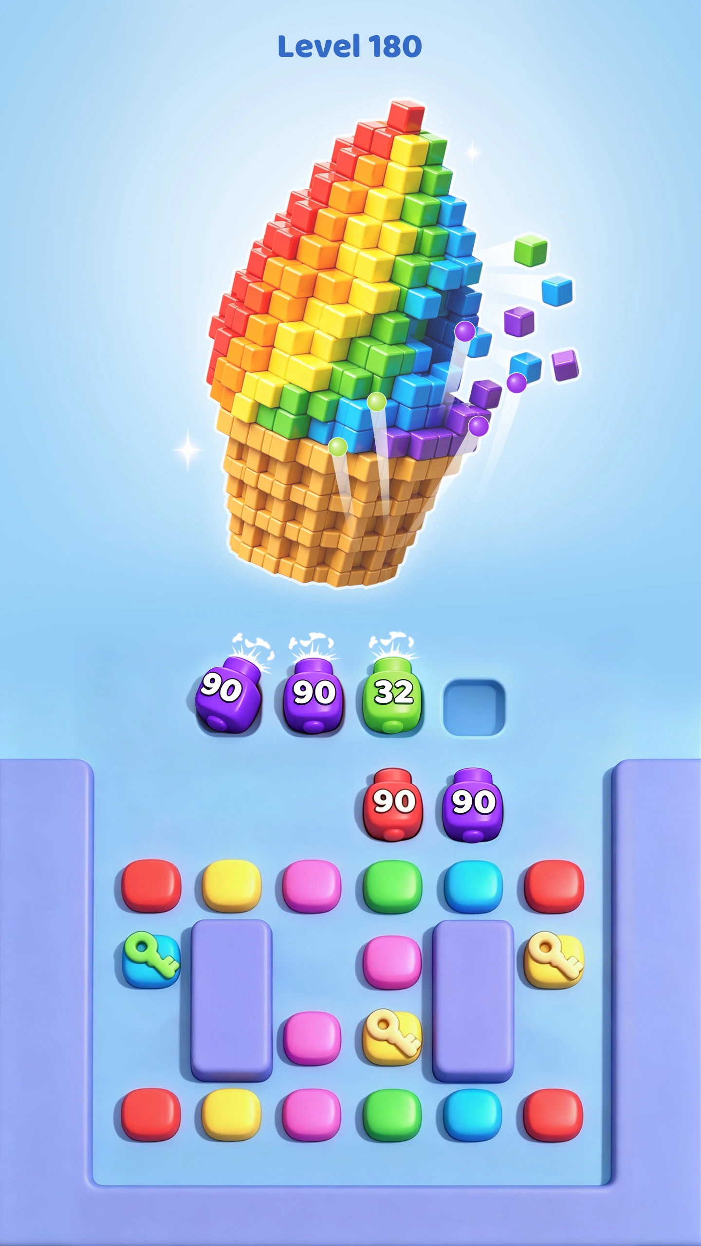 Shoot a Cube Puzzle! screenshot