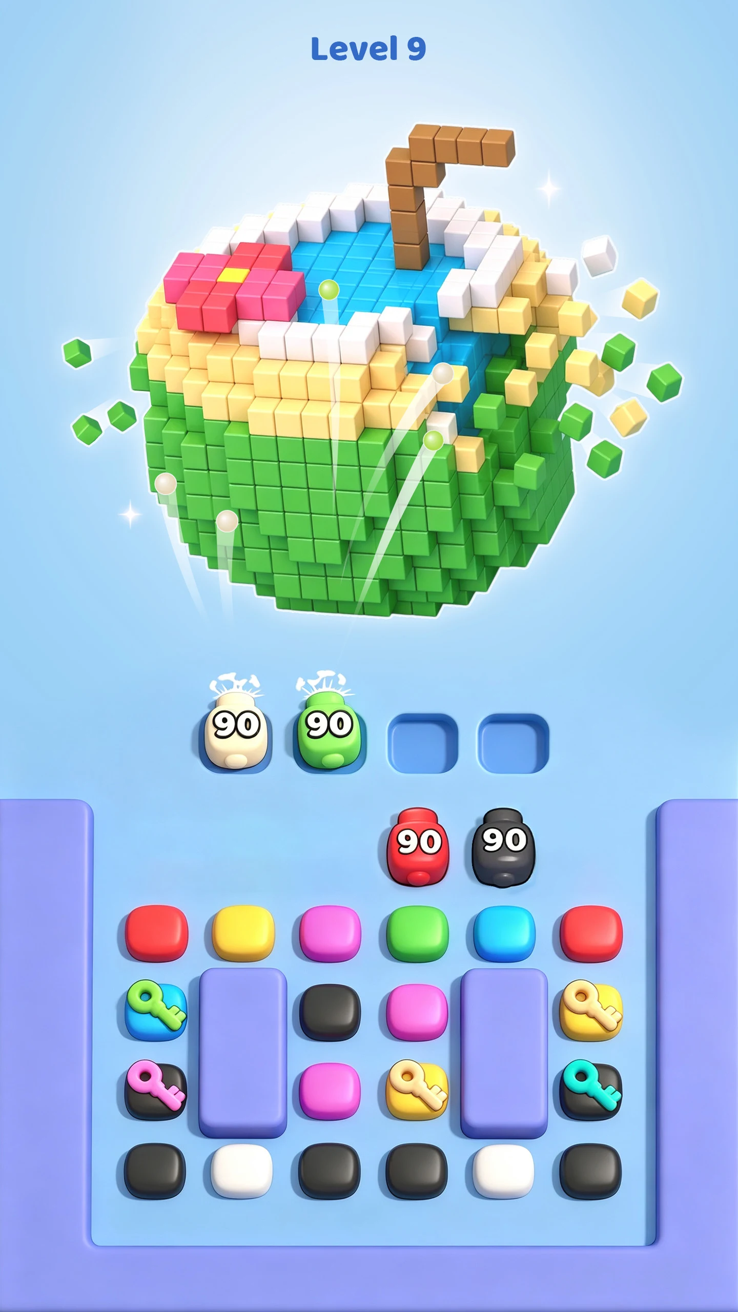 Shoot a Cube Puzzle! screenshot