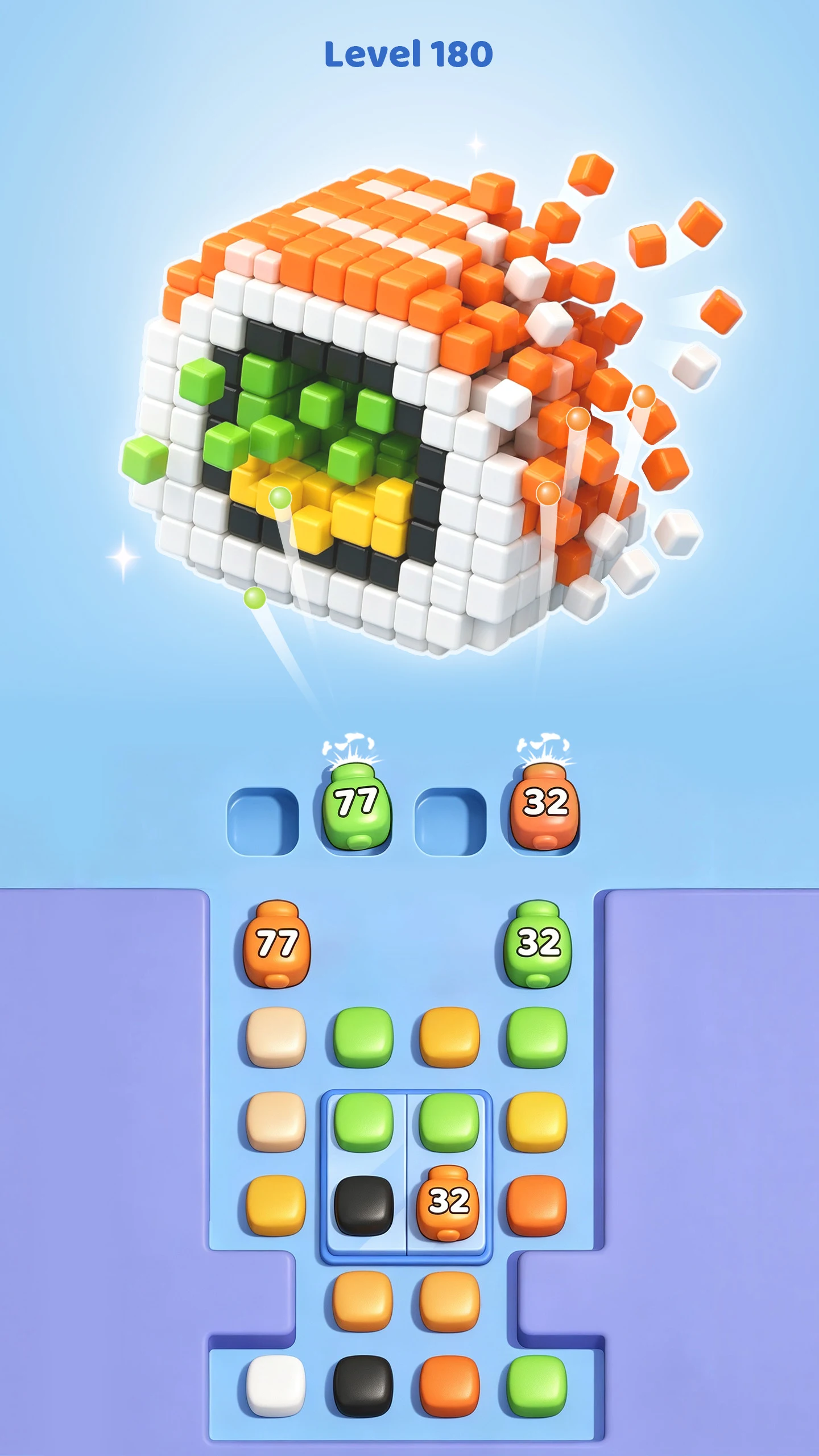 Shoot a Cube Puzzle! screenshot