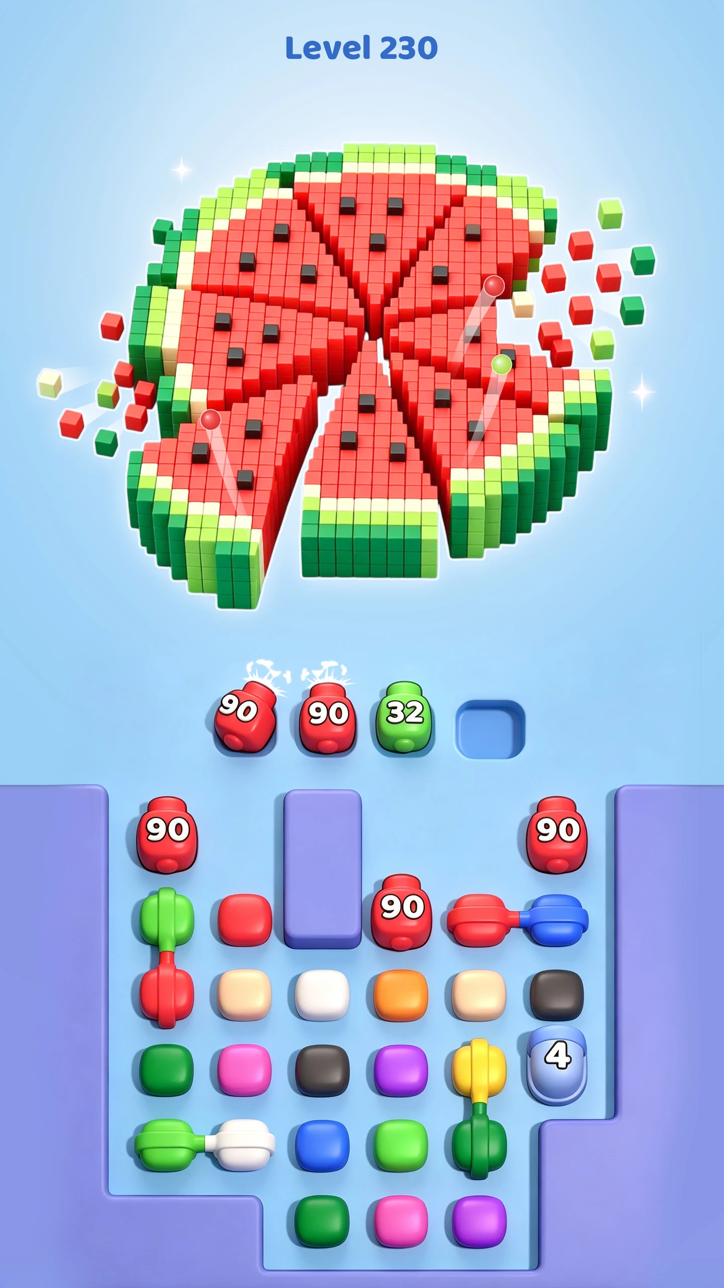 Shoot a Cube Puzzle! screenshot